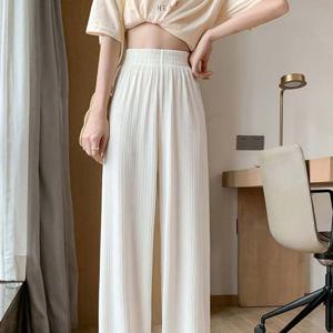 G126067_아이스 플리츠 주름 바지 밴딩