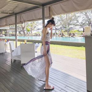 000135유니크 128000135 유니크 패턴 뷔스티에 비키니 커버업 팬츠