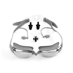 미러물안경 김서림방지 수경 일체 바다 물안경 귀마개