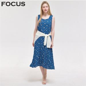 플라워 링클 쿨 슬리브리스 원피스_VFI5M1OP3571