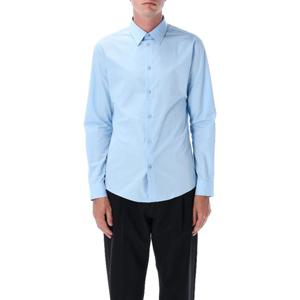 버버리 자수 이퀘스트리안 나이트 슬림 핏 셔츠 8101173 C2008