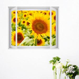 아트박스/꾸밈 iy369-해바라기풍경_창문그림액자(중형)_디자인시