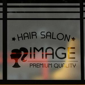 아트박스/꾸밈 cs129-헤어살롱_반투명시트지