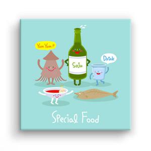 아트박스/꾸밈 cw331-스페셜푸드_술과안주_노프레