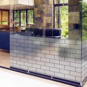 아트박스/꾸밈 ck046_m-무점착유리시트_벽돌무늬패