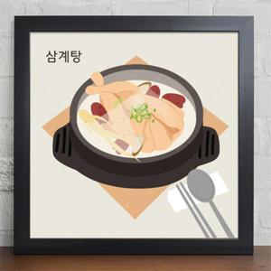 아트박스/꾸밈 cz183-여름보양식4대천왕_디자인액자