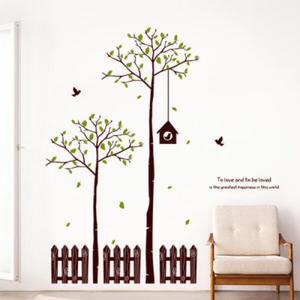 아트박스/꾸밈 cm358-모던트리(두그루)_포인트스티커