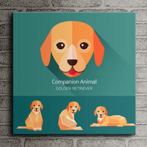 아트박스/꾸밈 iz302-중대형견_노프레임액자_