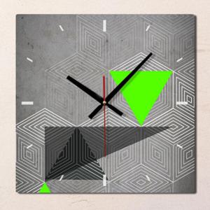 아트박스/꾸밈 ih632-지오메트리기하학패턴_인테리어벽시계