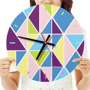 아트박스/꾸밈 tp060-삼각 북유럽패턴_인테리어벽시계