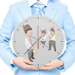 아트박스/꾸밈 is483-술마실려면바이킹처럼_인테리어벽시계