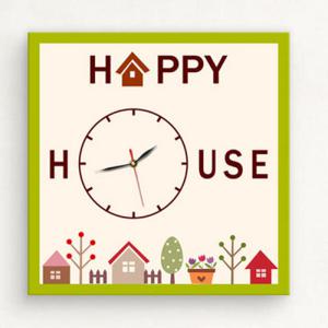 아트박스/꾸밈 iw220-해피하우스_노프레임벽시계