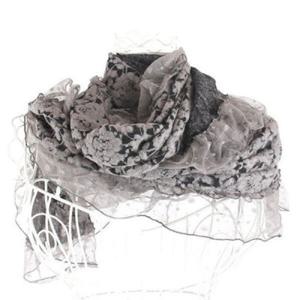 아트박스/더로라  레이스 스카프 - 로즈 빅 S4167