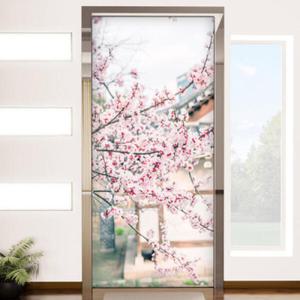 아트박스/꾸밈 cm265-팝콘같은벚꽃나무_현관문시트지