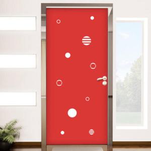 아트박스/꾸밈 ph190-스트라이프써클패턴_현관문리폼세트_현관문