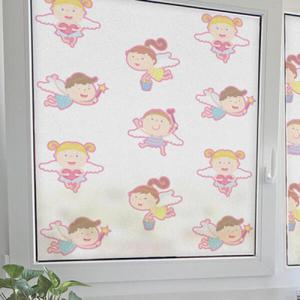 아트박스/꾸밈 cs040-아기천사 패턴글라스_글라스시트지