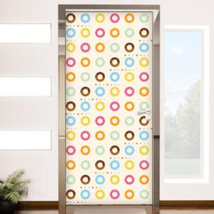 아트박스/꾸밈 ip375-동그라미도넛패턴_현관문방문시트지