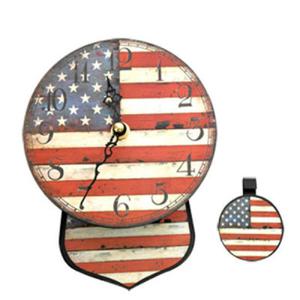 아트박스/진바스 시선을 사로잡는 빈티지 성조기 벽시계