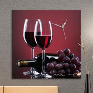 아트박스/꾸밈 ct268-달콤한와인_노프레임벽시계