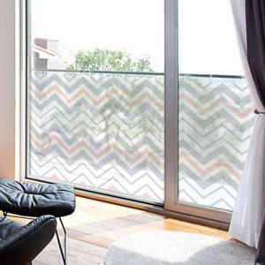 아트박스/꾸밈 ca689-모던컬러뾰족패턴_글라스시트지