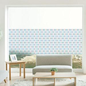 아트박스/꾸밈 ca694-북유럽컬러마름모패턴_글라스시트지