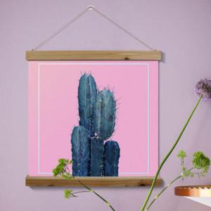 아트박스/꾸밈 ii097-우드스크롤_60CmX60Cm-유니크선인장