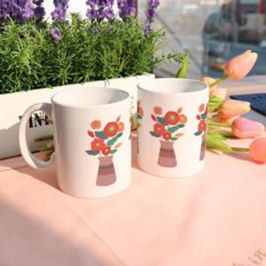 아트박스/꾸밈 ic636-디자인머그컵2p-모던꽃병10