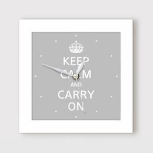 아트박스/꾸밈 cu514-킵캄앤캐리온_파스텔_미니액자벽시계