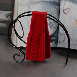 아트박스/더로라 울 토시-울 꽈배기 반장갑 20센치-G805