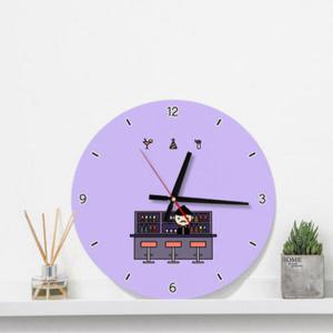 아트박스/꾸밈 cg480-와인카페_인테리어벽시계