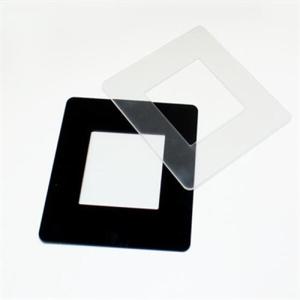 아트박스/빠띠라인 아크릴 스위치 커버 대형 투명 블랙