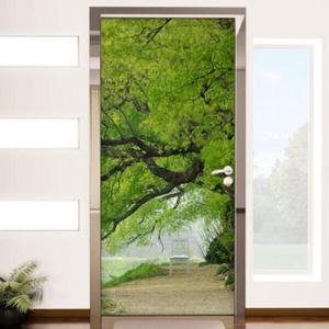 아트박스/꾸밈 ta028-나무그늘휴식_현관문시트지