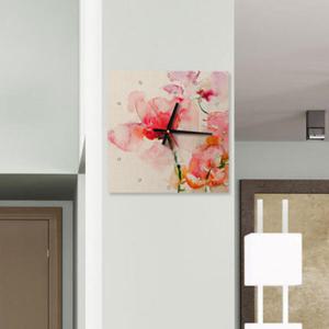 아트박스/꾸밈 ck639-눈물로번진꽃_인테리어벽시계