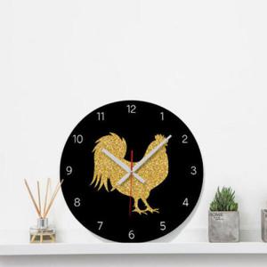 아트박스/꾸밈 ca472-풍수황금닭_인테리어벽시계