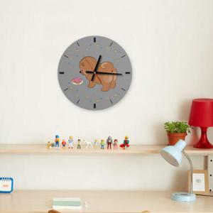 아트박스/꾸밈 ck651-먹이를기다리는강아지_인테리어벽시계