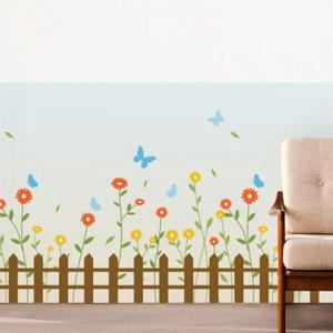 아트박스/꾸밈 ih924-살랑이는꽃바람_불투명유리시트