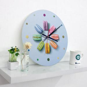 아트박스/꾸밈 cg481-알록달록마카롱_인테리어벽시계