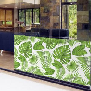 아트박스/꾸밈 cc439-트로피컬야자수_불투명유리시트