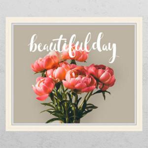 아트박스/꾸밈 ca618-풍수모던한모란꽃_창문그림액자