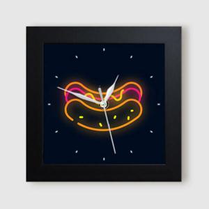 아트박스/꾸밈 it474-푸드네온아이콘_미니액자벽시계