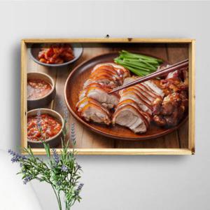 아트박스/꾸밈 ta419-우드프레임액자_쫀득쫀득족발(대형)