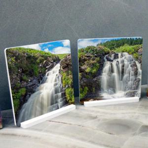 아트박스/꾸밈 cr633-스탠드액자2P_해외숲속폭포