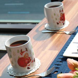 아트박스/꾸밈 tf525-디자인머그컵2p-루돌프산타