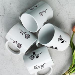 아트박스/꾸밈 cf982-디자인머그컵4p-16가지의장미꽃송이2