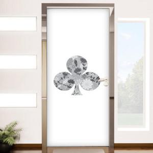 아트박스/꾸밈 ih397-컬러플 클로버_현관문방문시트지