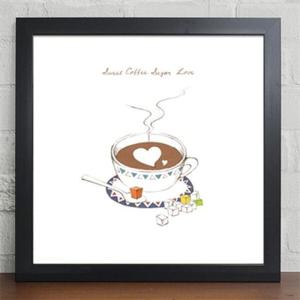 아트박스/꾸밈 iy103-향긋한 커피 달콤한 설탕 그리고 사랑