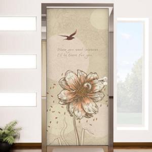 아트박스/꾸밈 cj178-꽃가루내리는어느날_현관문시트지_현관문방