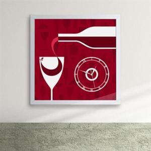 아트박스/꾸밈 cx053-와인이 끌리는 시간 액자시계