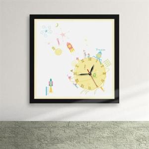 아트박스/꾸밈 cx117-우주로 떠나볼까 액자시계