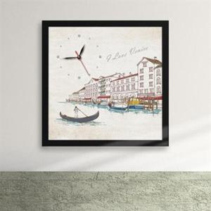 아트박스/꾸밈 iz117-아이러브 베네치아 액자시계